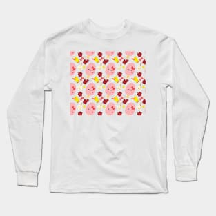 Aguas Frescas Pattern (Mexican Summer Drinks) Long Sleeve T-Shirt